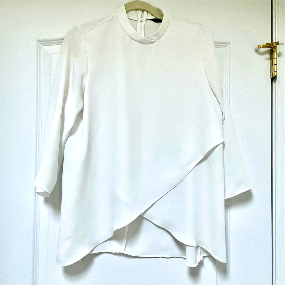 Zara White Blouse